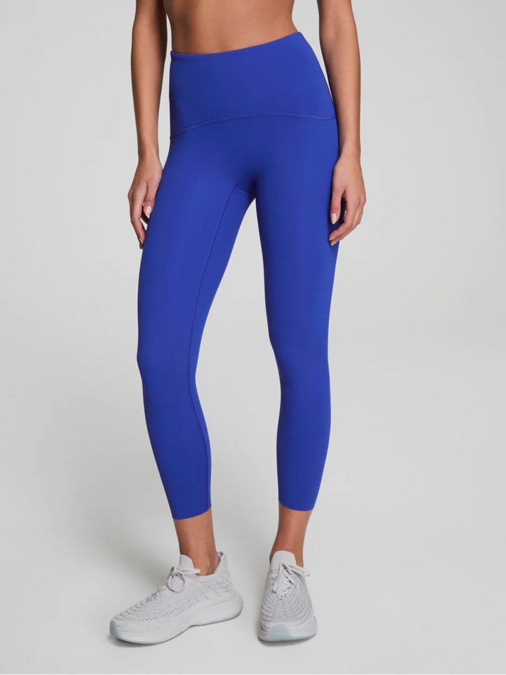 NWT SPANX Cerulean Blue Booty Boost 7/8 Leggings No front Inseam Size M